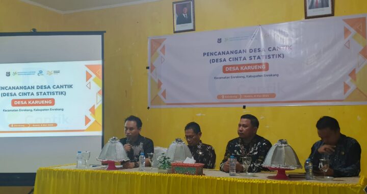 Sosialisasi dan Pencanangan Desa Cantik Kab. Enrekang di Desa Karueng